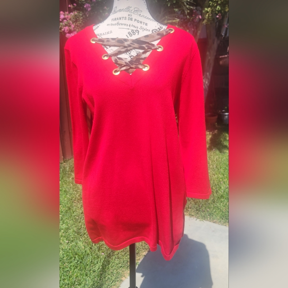 Cable & Gauge 3/4 Sleeve Top